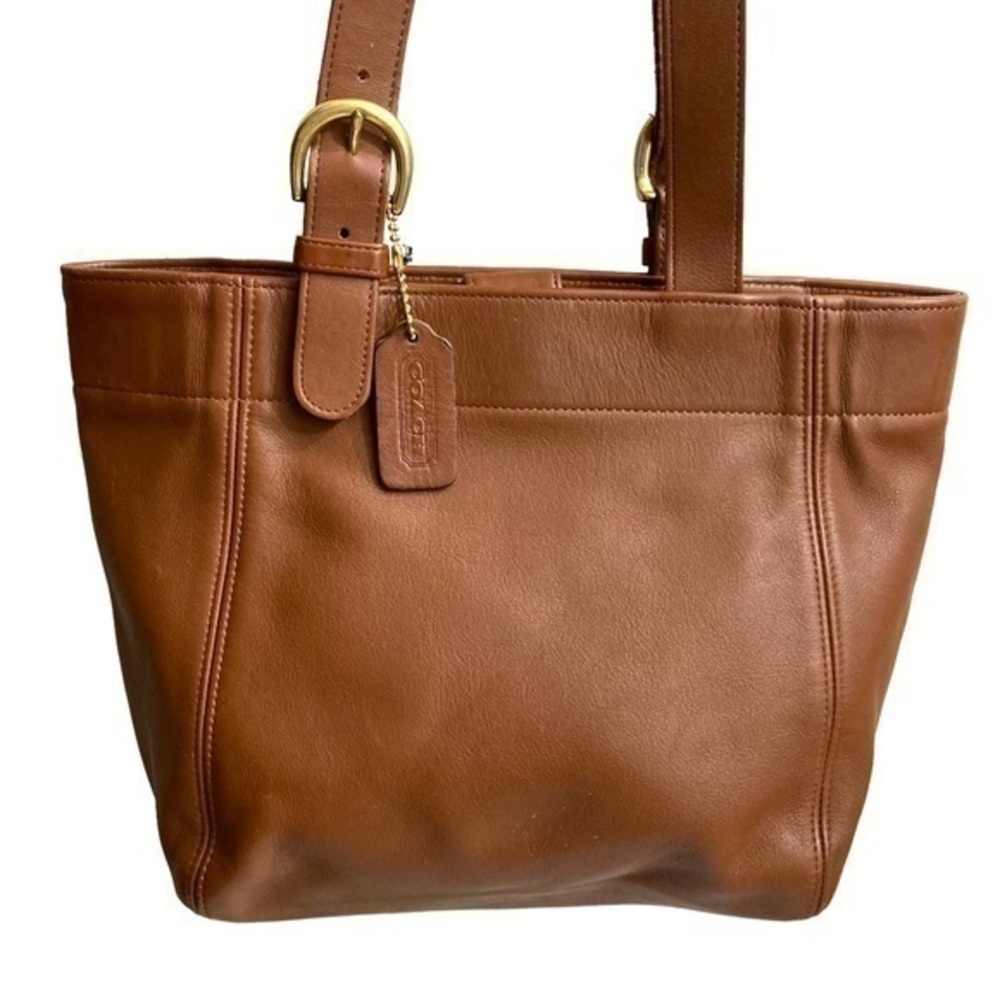 Coach vintage brown leather tote bag 4157 waverly soho - Picture 1 of 10